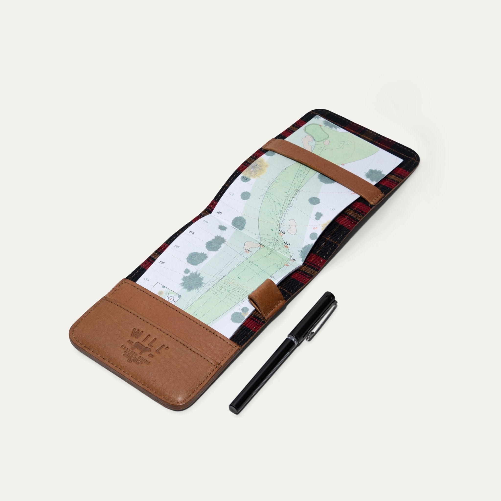 Leather Golf Yardage Book