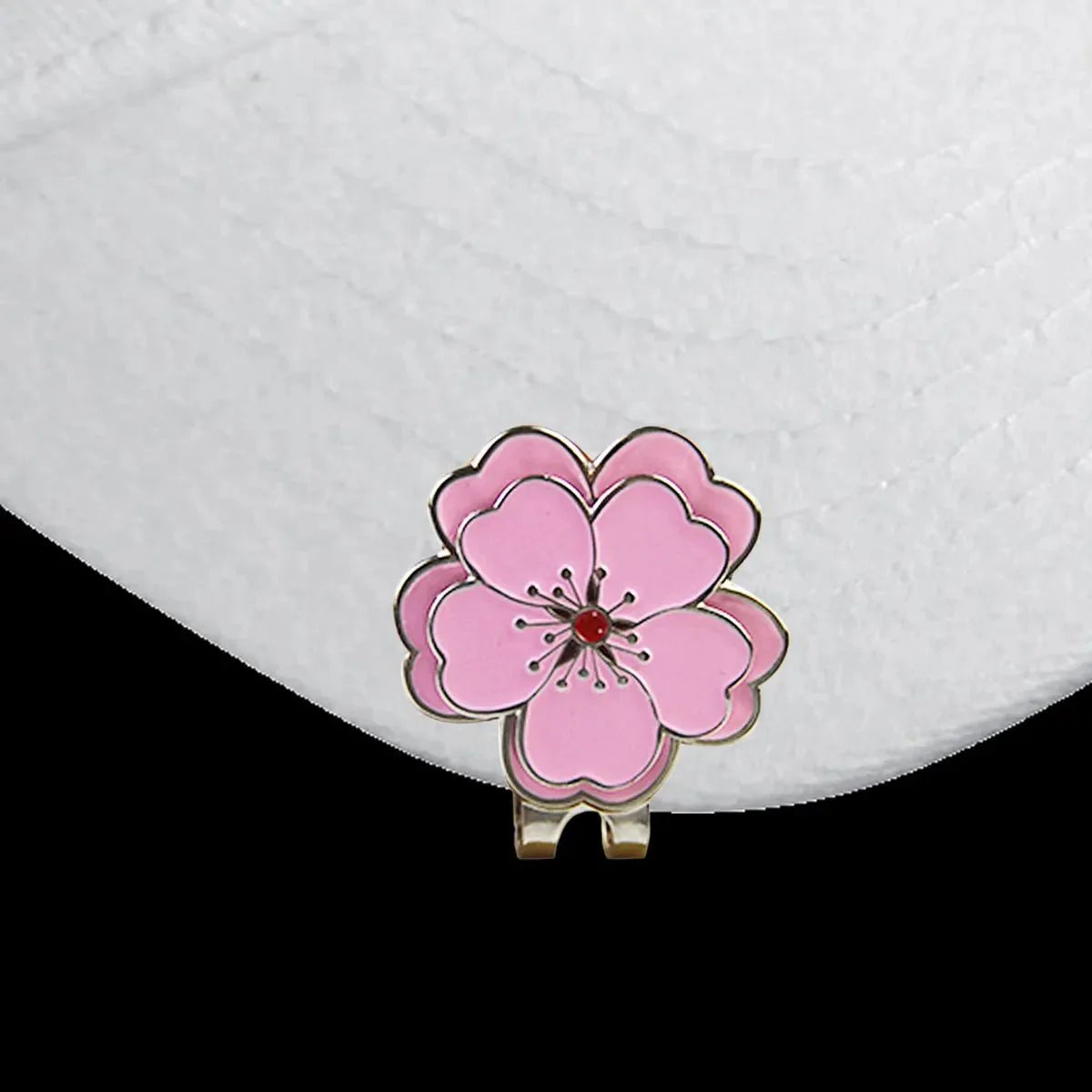 Azalea Bloom Golf Ball Marker Clip