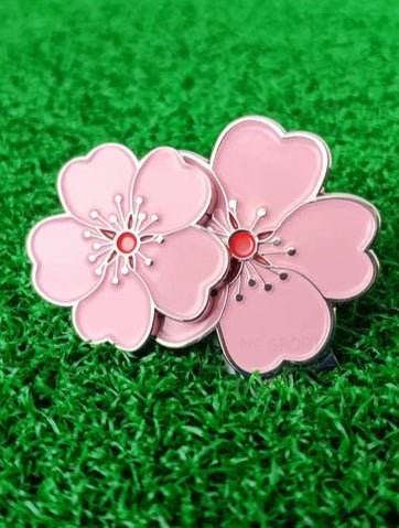 Azalea Bloom Golf Ball Marker Clip