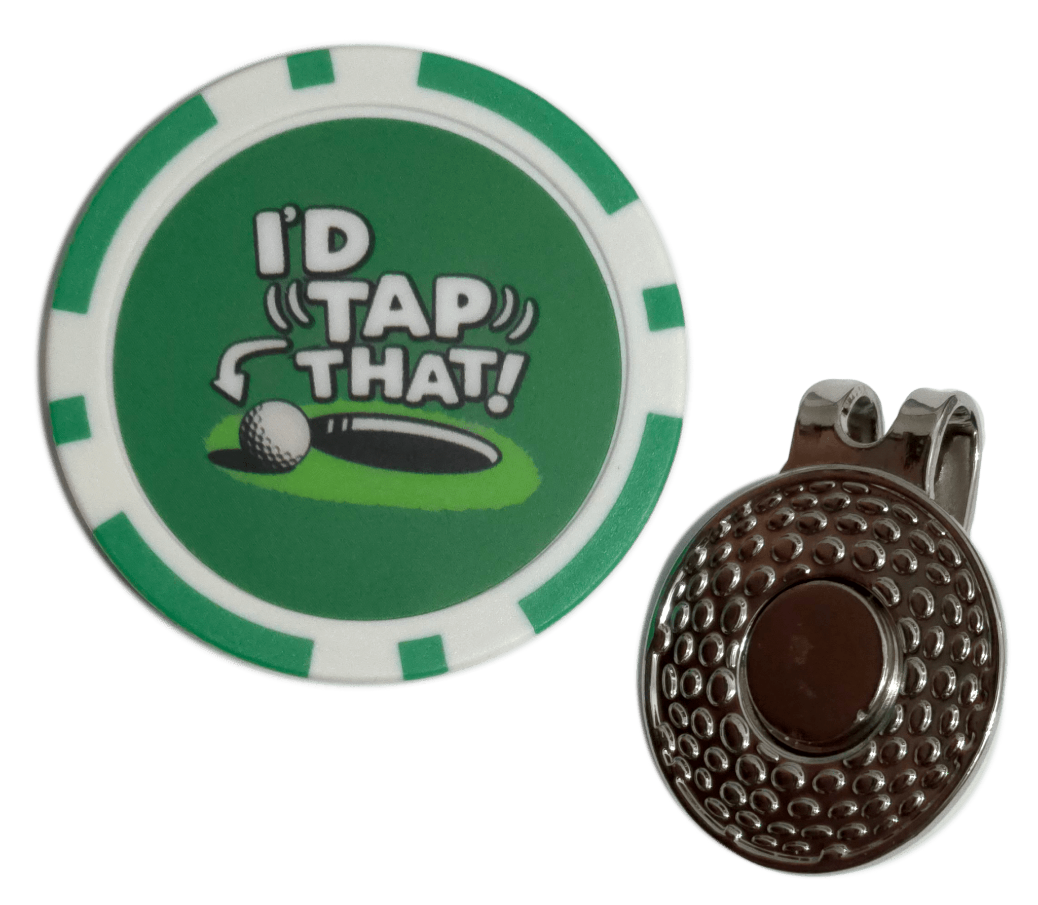 “I’d Tap That” Golf Ball Marker Poker Chip
