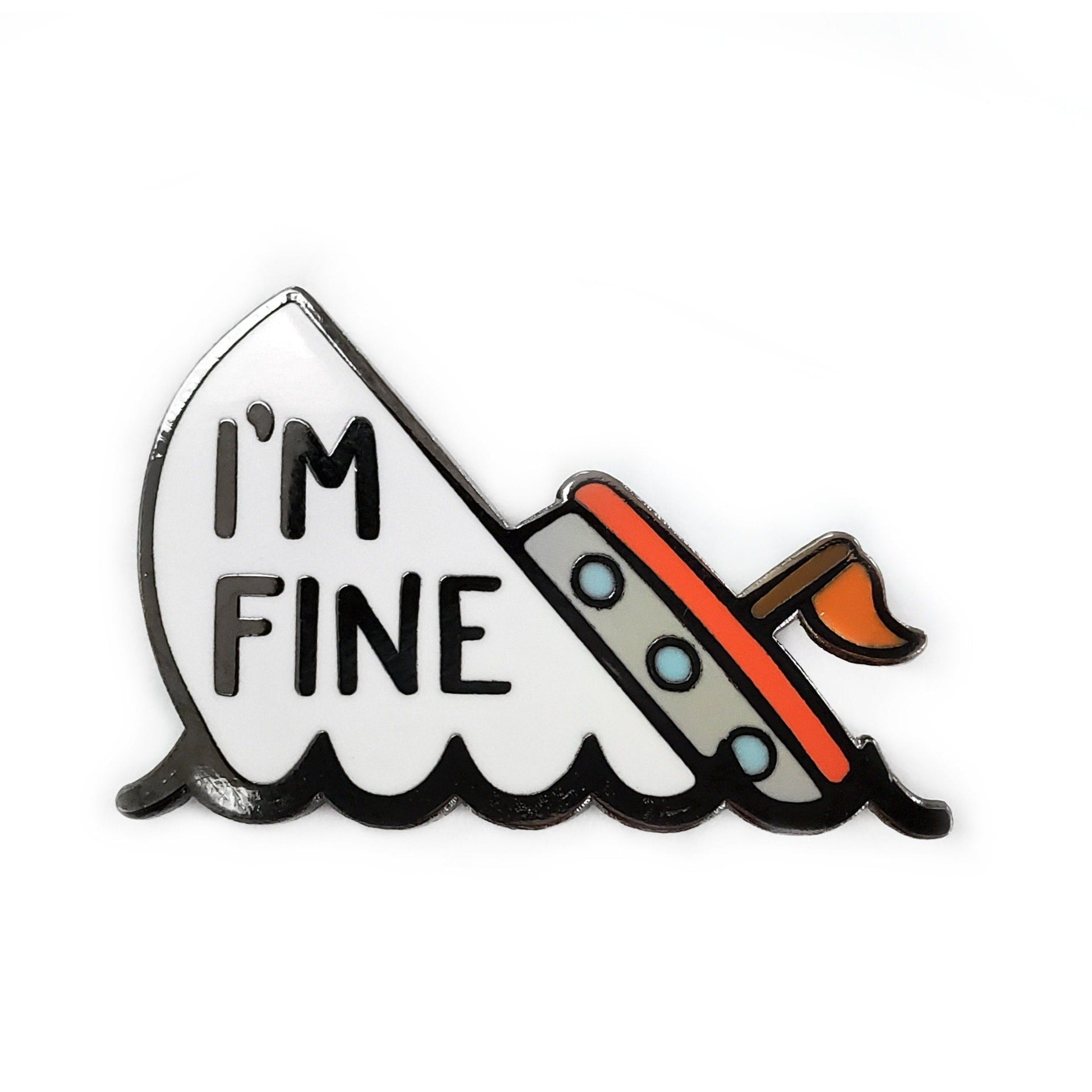 I'm Fine Boat Golf Ball Marker