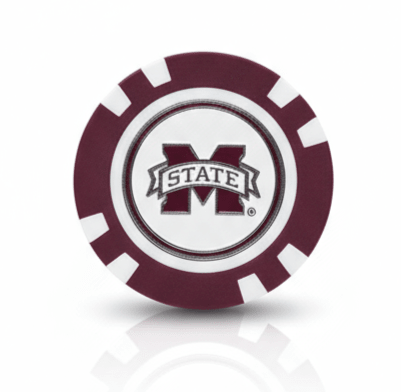 Mississippi State Bulldogs Officially Licensed Poker Chip Ball Marker