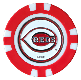 Officially Licensed Cincinnati Reds Poker Chip Ball Marker  Short Description: