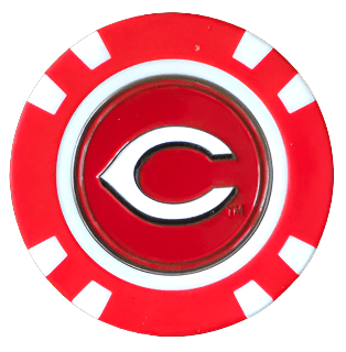 Officially Licensed Cincinnati Reds Poker Chip Ball Marker  Short Description:
