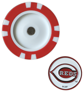 Officially Licensed Cincinnati Reds Poker Chip Ball Marker  Short Description: