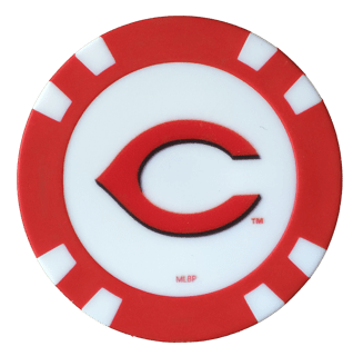 Officially Licensed Cincinnati Reds Poker Chip Ball Marker  Short Description: