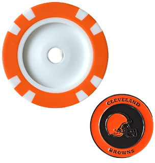 Officially Licensed Cleveland Browns Poker Chip Ball Marker