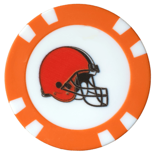 Officially Licensed Cleveland Browns Poker Chip Ball Marker