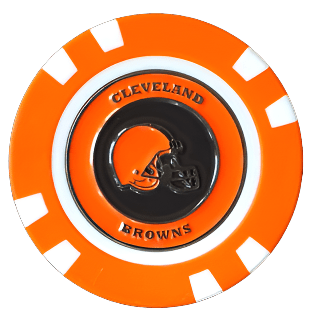 Officially Licensed Cleveland Browns Poker Chip Ball Marker