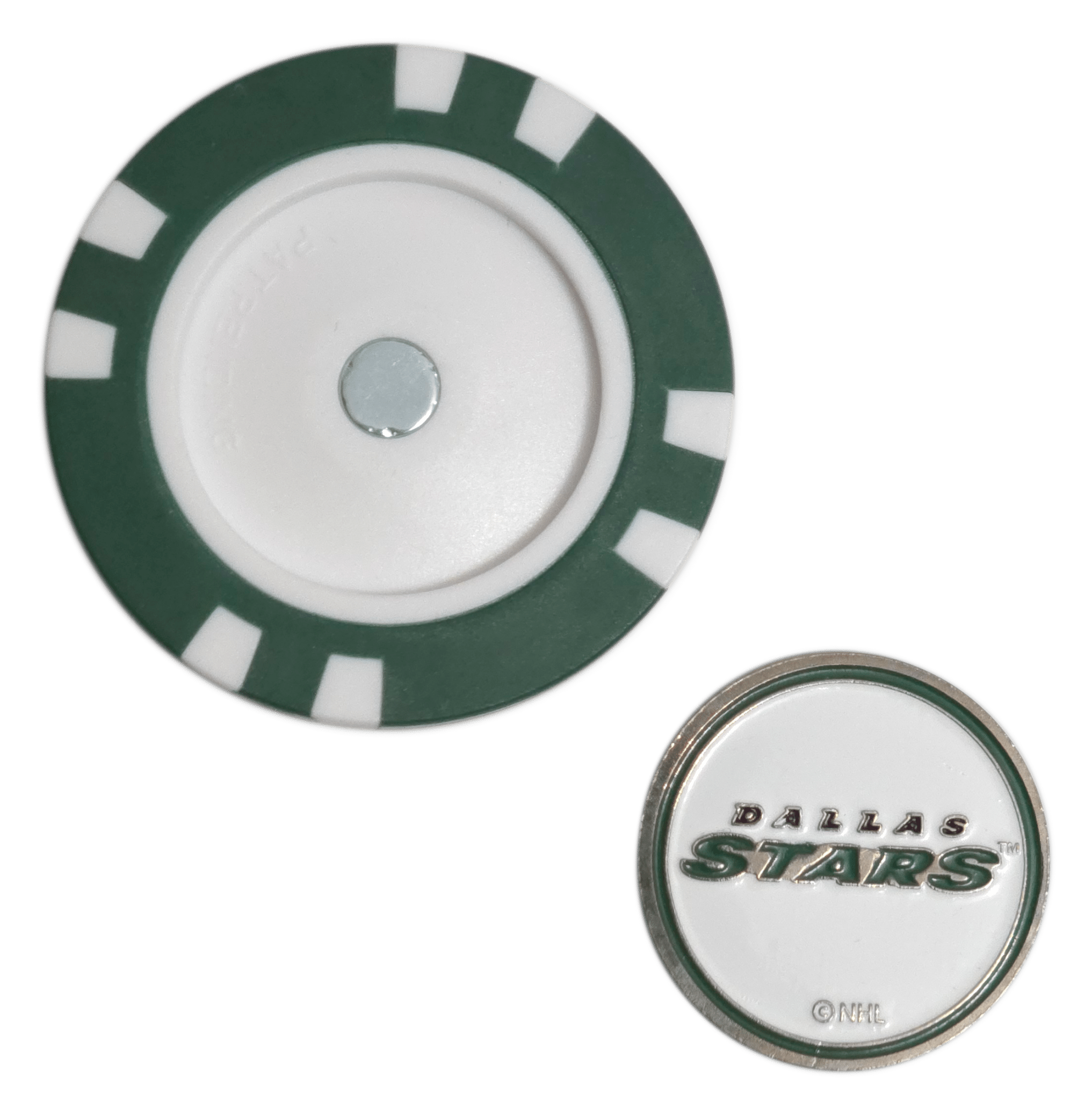 Officially Licensed Dallas Stars Poker Chip Ball Marker