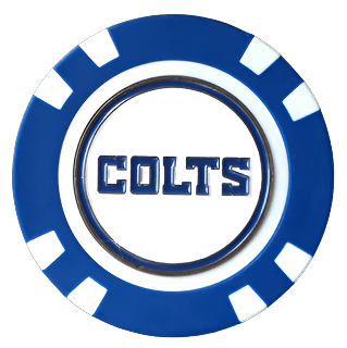 Officially Licensed Indianapolis Colts Poker Chip Ball Marker