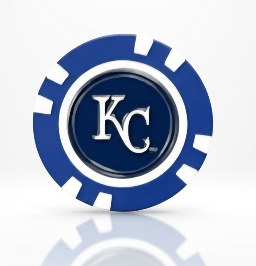 Officially Licensed Kansas CIty Royals Poker Chip Ball Marker