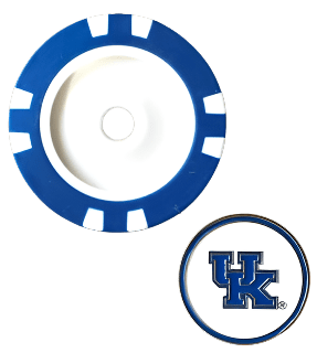 Officially Licensed Kentucky Wildcats Poker Chip Ball Marker