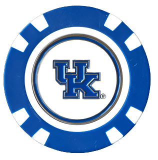 Officially Licensed Kentucky Wildcats Poker Chip Ball Marker