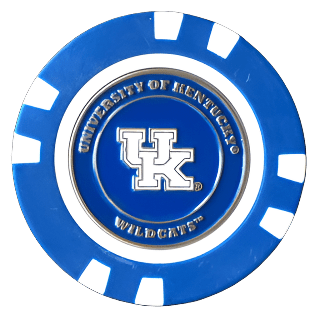 Officially Licensed Kentucky Wildcats Poker Chip Ball Marker