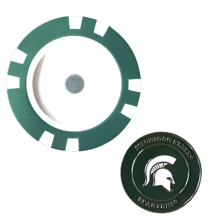 Officially Licensed Michigan State Spartans Poker Chip Ball Marker
