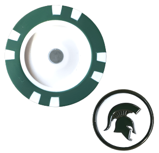Officially Licensed Michigan State Spartans Poker Chip Ball Marker