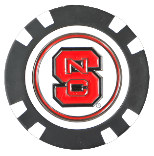Officially Licensed NC State Wolfpack Poker Chip Ball Marker