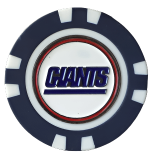 Officially Licensed New York Giants Poker Chip Ball Marker