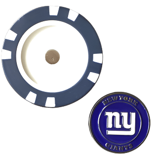 Officially Licensed New York Giants Poker Chip Ball Marker