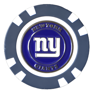 Officially Licensed New York Giants Poker Chip Ball Marker