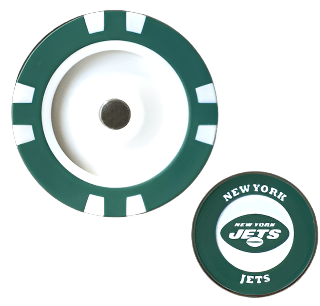 Officially Licensed New York Jets Poker Chip Ball Marker
