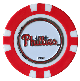 Officially Licensed Philadelphia Phillies Poker Chip Ball Marker
