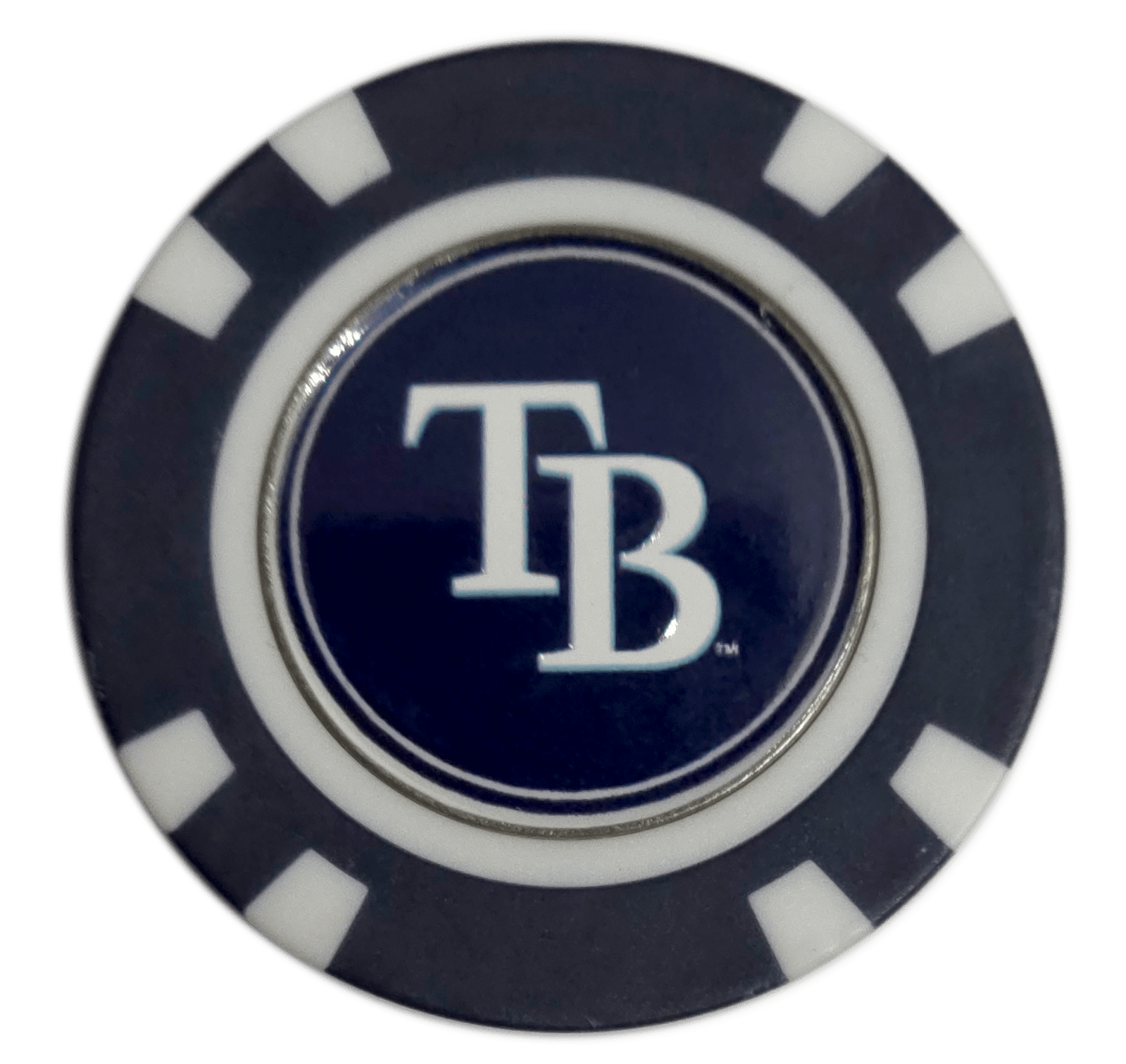 Officially Licensed Tampa Bay Rays Poker Chip Golf Ball Marker