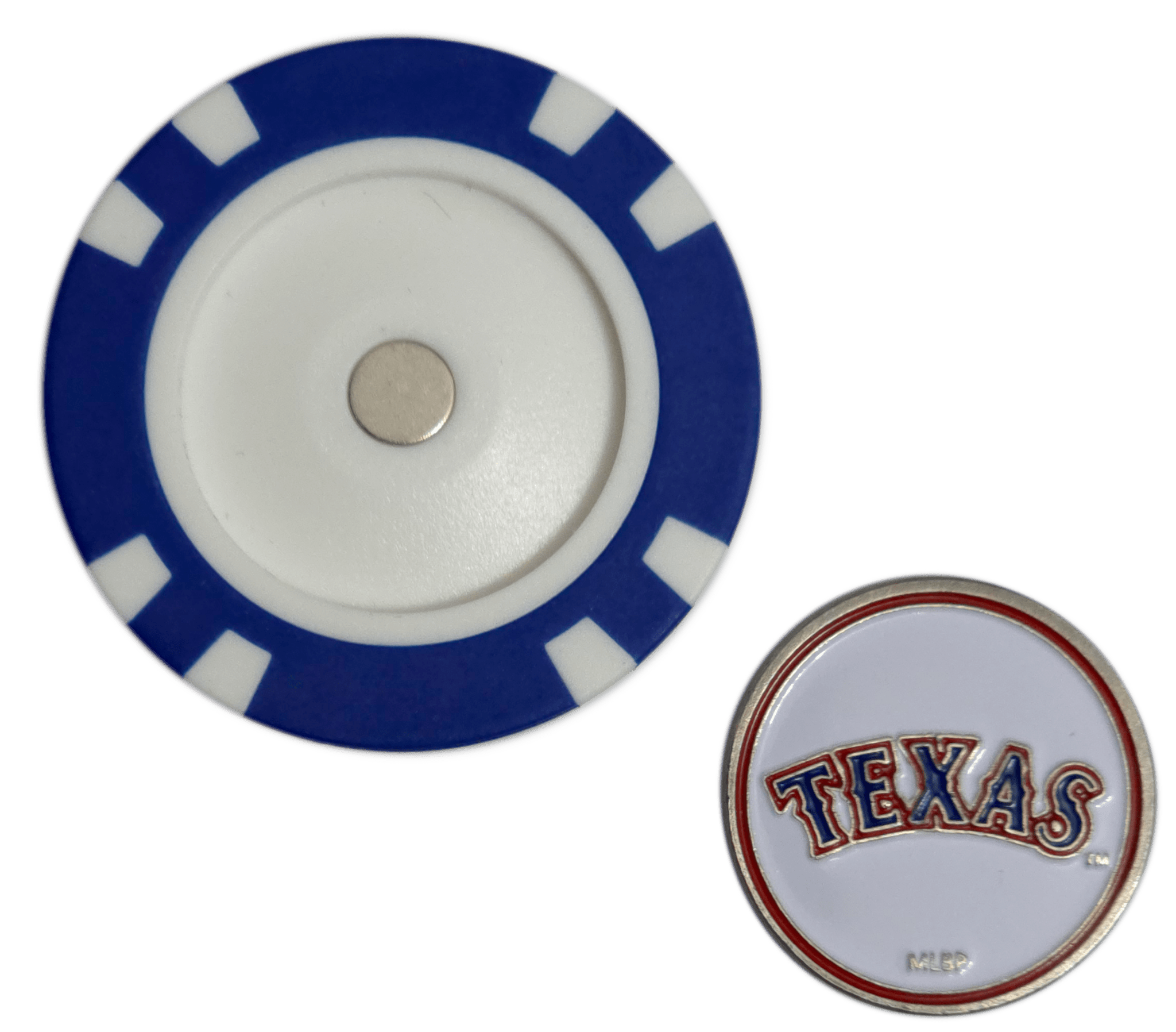 Officially Licensed Texas Rangers Poker Chip Golf Ball Marker