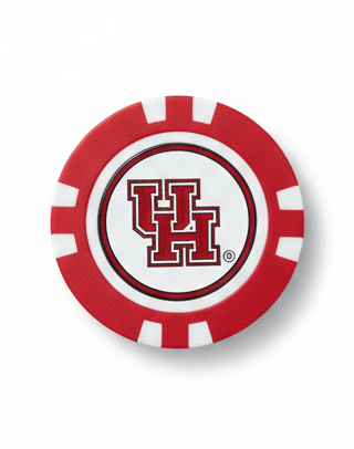 Officially Licensed University of Houston Poker Chip Ball Marker