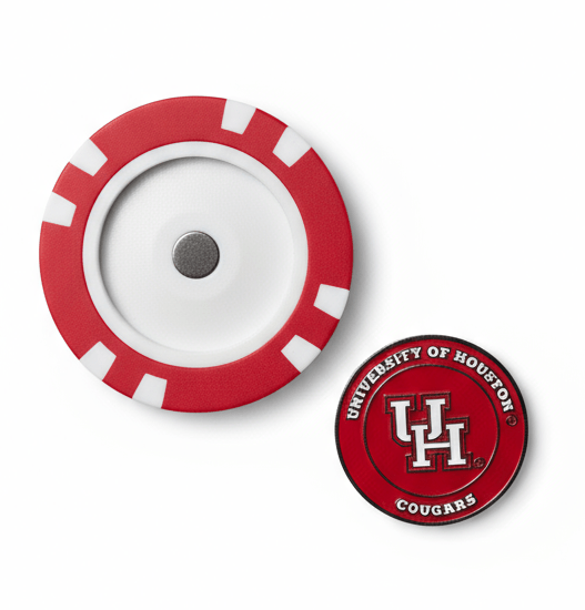 Officially Licensed University of Houston Poker Chip Ball Marker