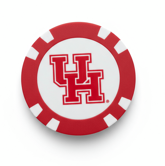 Officially Licensed University of Houston Poker Chip Ball Marker