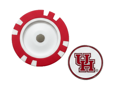 Officially Licensed University of Houston Poker Chip Ball Marker
