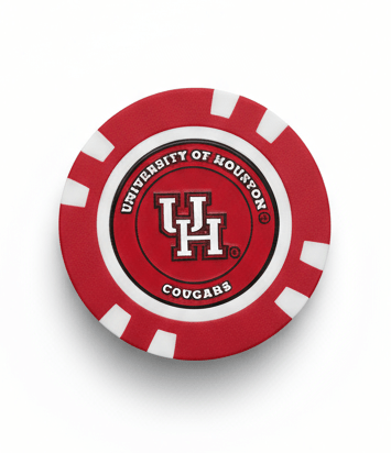 Officially Licensed University of Houston Poker Chip Ball Marker