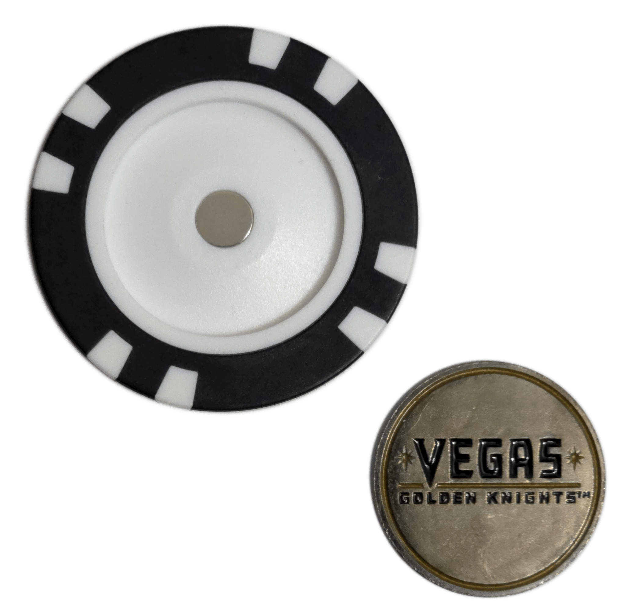 Officially Licensed Vegas Golden Knights Poker Chip Golf Ball Marker