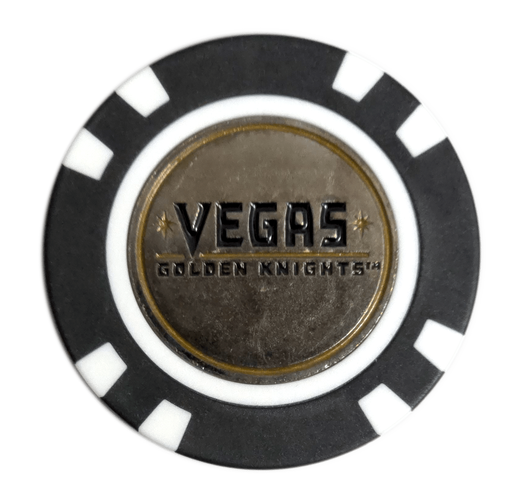 Officially Licensed Vegas Golden Knights Poker Chip Golf Ball Marker