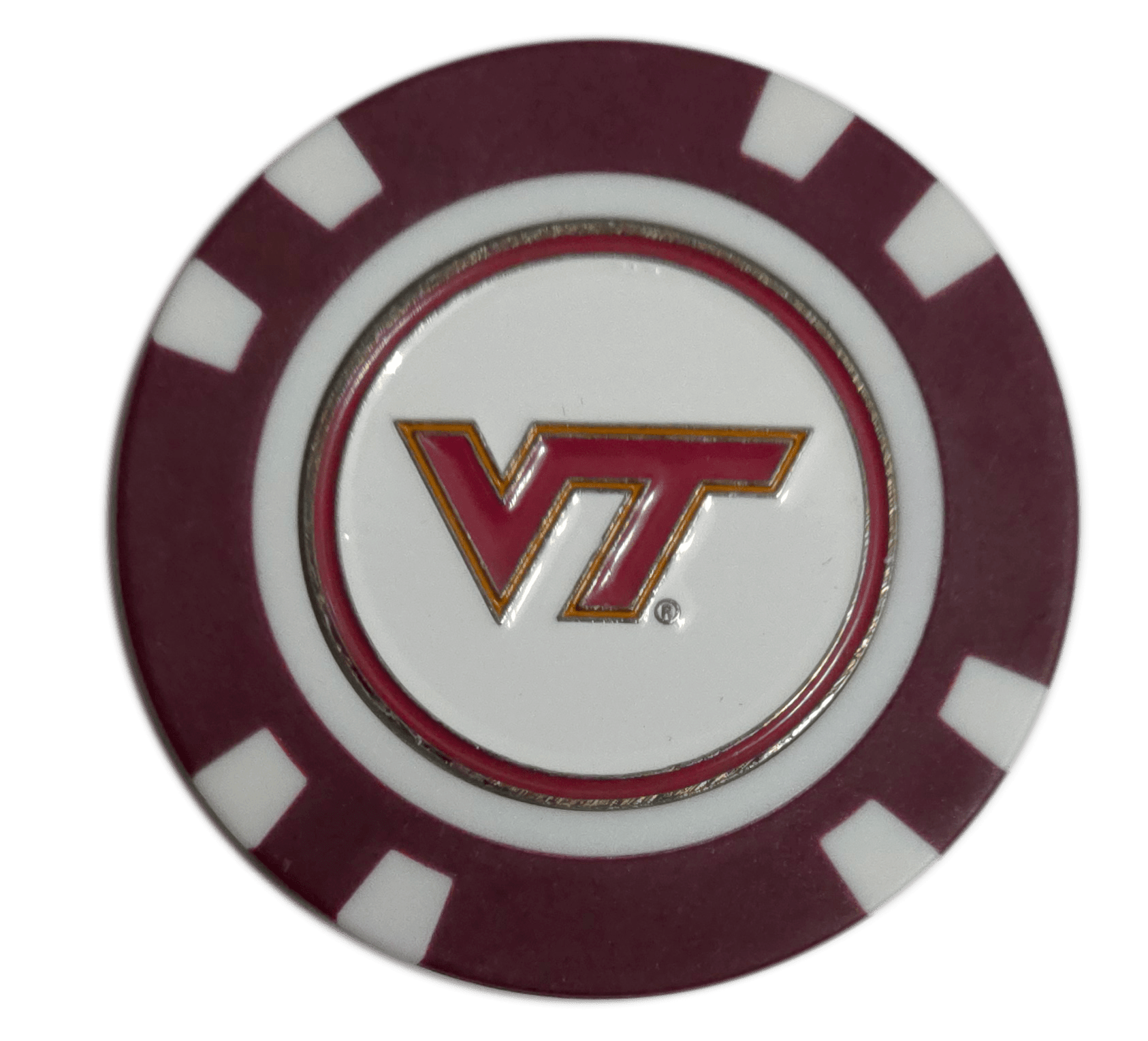 Officially Licensed Virginia Tech Hokies Poker Chip Ball Marker