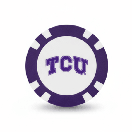 TCU Horned Frogs Officially Licensed Poker Chip Ball Marker